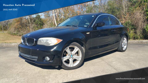 2013 BMW 1 Series for sale at Houston Auto Preowned in Houston TX