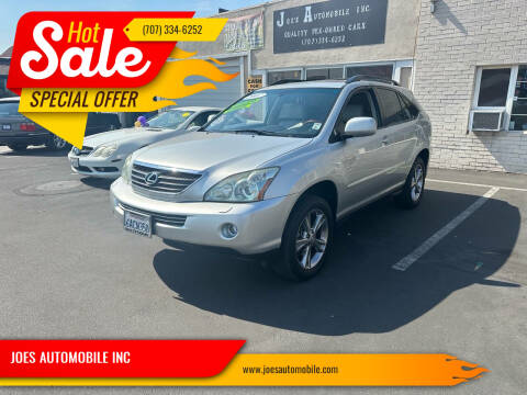 2007 Lexus RX 400h for sale at JOES AUTOMOBILE INC in Napa CA