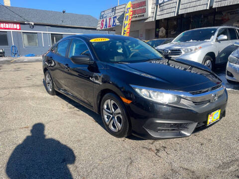 2016 Honda Civic for sale at Platinum Motors Auto Sales in Ansonia CT