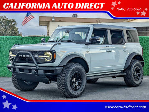 2021 Ford Bronco for sale at CALIFORNIA AUTO DIRECT in Costa Mesa CA
