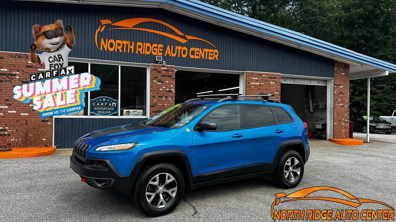 2017 Jeep Cherokee for sale at North Ridge Auto Center LLC in Madison, OH