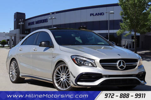 2018 Mercedes-Benz CLA for sale at HILINE MOTORS in Plano TX