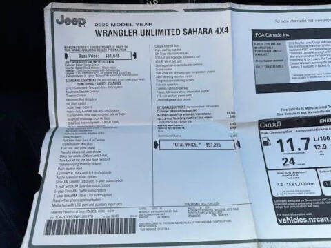 2022 Jeep Wrangler Unlimited