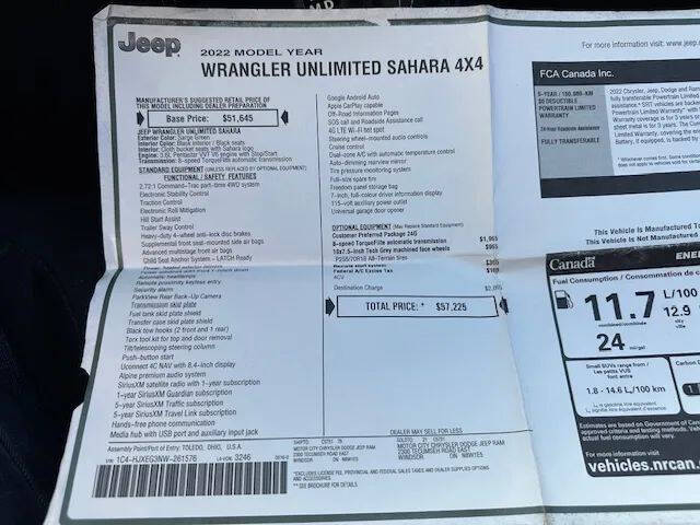 2022 Jeep Wrangler Unlimited