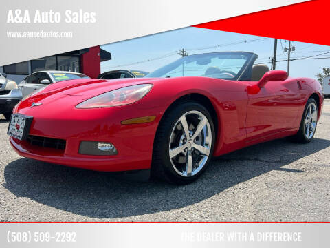 2010 Chevrolet Corvette for sale at A&A Auto Sales in Fairhaven MA