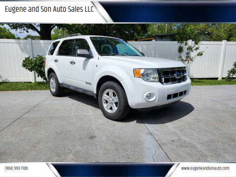 2008 Ford Escape Hybrid for sale at Eugene And Son Auto Sales LLC in Jacksonville FL