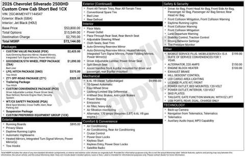 2026 Chevrolet Silverado 2500HD
