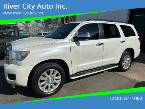 2015 Toyota Sequoia for sale at River City Auto Inc. in Fergus Falls MN