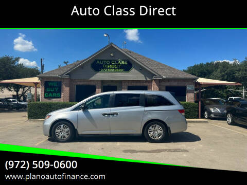 2014 Honda Odyssey for sale at Auto Class Direct in Plano TX