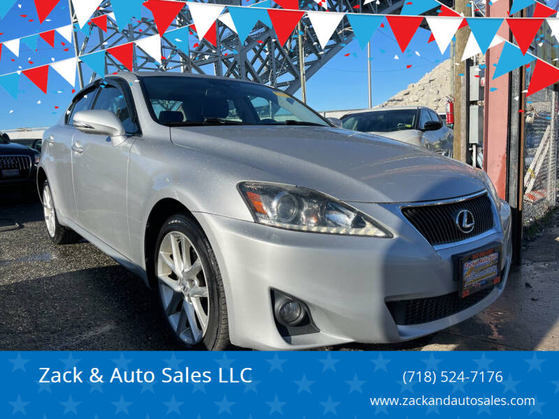 2011 Lexus IS 250 for sale at Zack & Auto Sales LLC in Staten Island NY