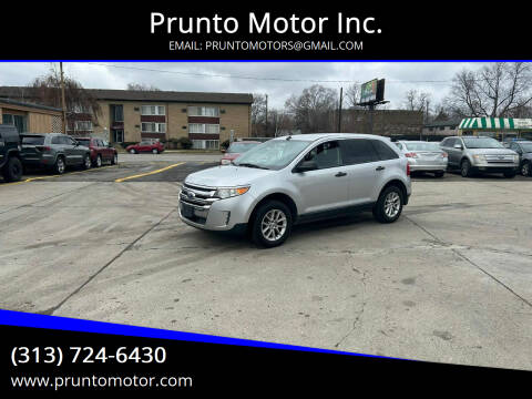 2014 Ford Edge for sale at Prunto Motor Inc. in Dearborn MI