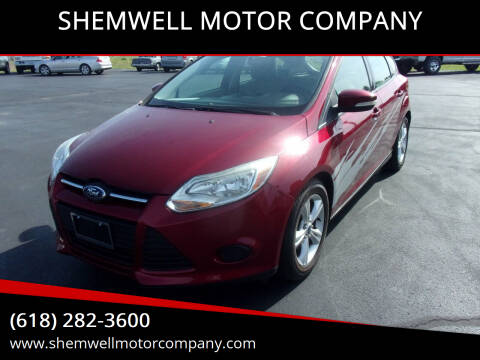 2013 Ford Focus for sale at SHEMWELL MOTOR COMPANY in Red Bud IL