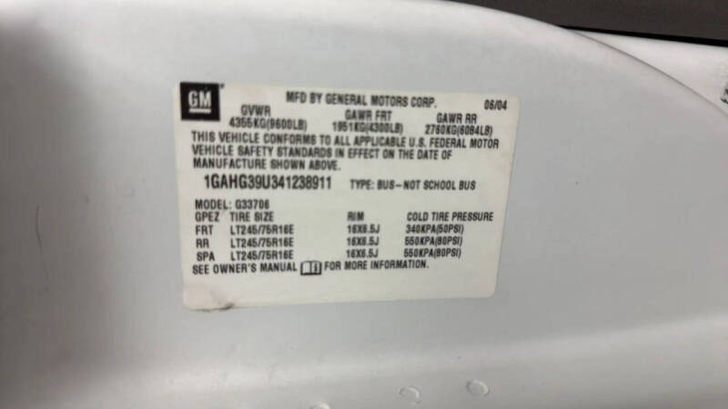 2004 Chevrolet Express 3500