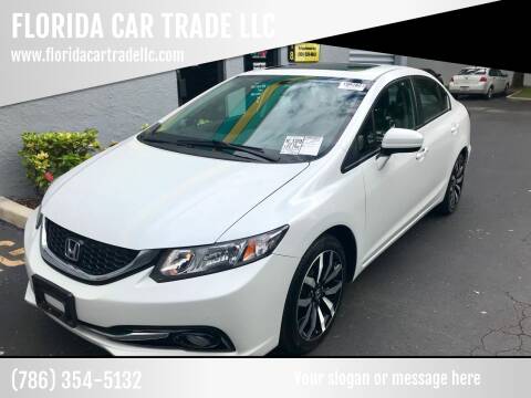 2015 Honda Civic for sale at FLORIDA CAR TRADE LLC in Davie FL