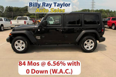2021 Jeep Wrangler Unlimited for sale at Billy Ray Taylor Auto Sales in Cullman AL