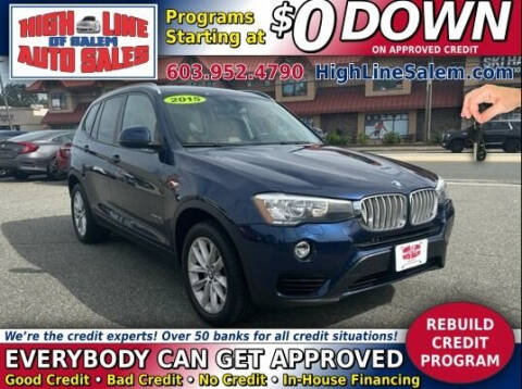 2015 BMW X3 for sale at High Line Auto Sales of Salem in Salem NH
