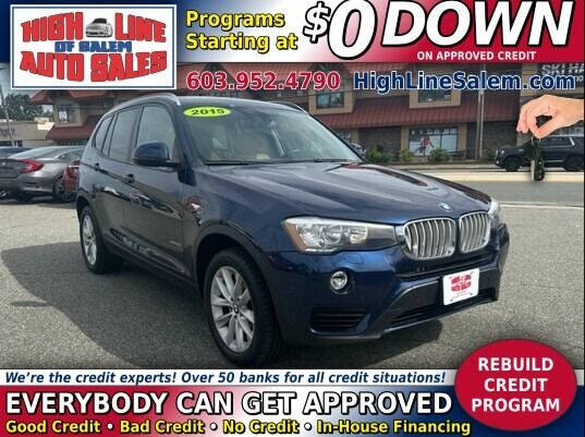 2015 BMW X3 for sale at High Line Auto Sales of Salem in Salem NH