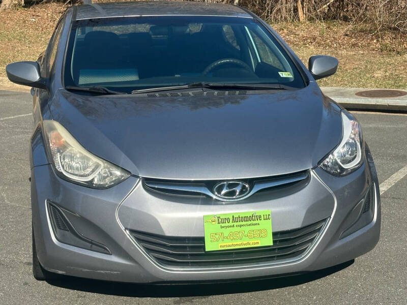 2015 Hyundai Elantra for sale at Euro Automotive LLC in Falls Church VA