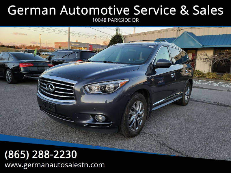 2013 Infiniti JX35 for sale at German Automotive Service & Sales in Knoxville TN