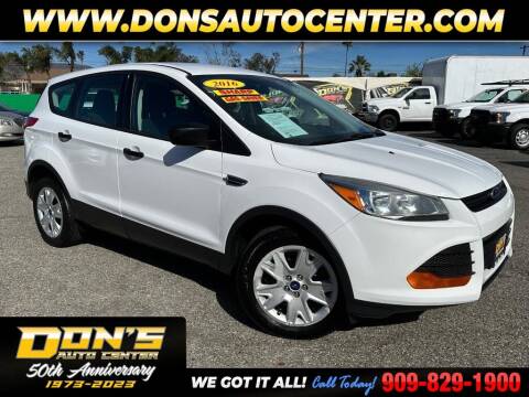2016 Ford Escape for sale at Dons Auto Center in Fontana CA