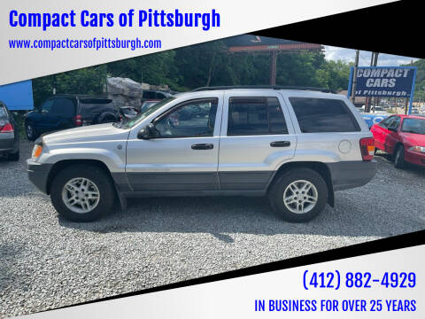 2004 Jeep Grand Cherokee for sale at Compact Cars of Pittsburgh in Pittsburgh PA