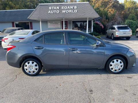 2016 Toyota Corolla for sale at STAN EGAN'S AUTO WORLD, INC. in Greer SC