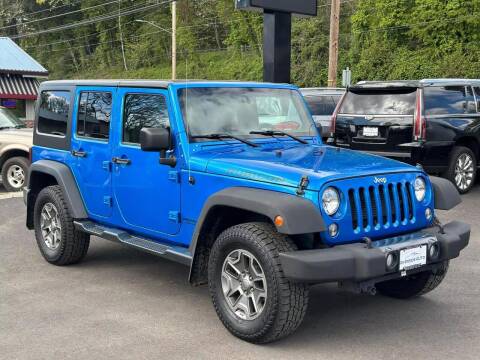 2015 Jeep Wrangler Unlimited for sale at Riverside Automotive in Camas WA