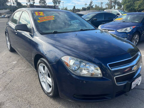 2012 Chevrolet Malibu for sale at 1 NATION AUTO GROUP in Vista CA