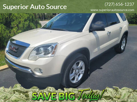 2011 GMC Acadia for sale at Superior Auto Source in Clearwater FL