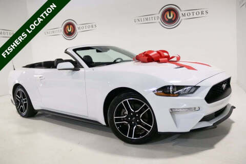 2021 Ford Mustang for sale at Unlimited Motors in Fishers IN