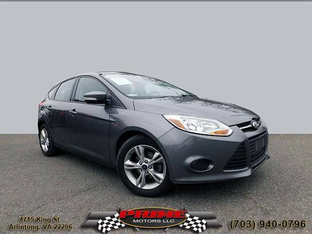 2013 Ford Focus for sale at PRIME MOTORS LLC in Arlington VA
