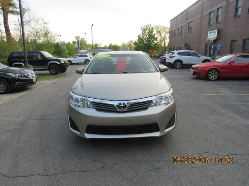 2013 Toyota Camry for sale at Heritage Truck and Auto Inc. in Londonderry NH