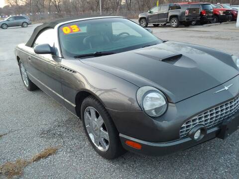 2003 Ford Thunderbird for sale at R&M Auto Sales in Omaha NE