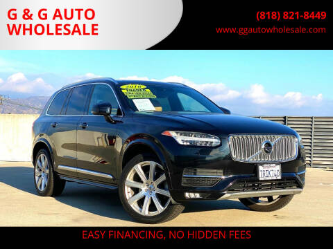 2016 Volvo XC90 for sale at G & G AUTO WHOLESALE in North Hollywood CA