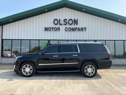 2017 Cadillac Escalade ESV luxury for sale at Olson Motor Company in Morris MN