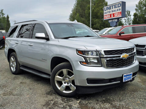 2015 Chevrolet Tahoe for sale at United Auto Sales in Anchorage AK