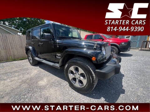 2016 Jeep Wrangler Unlimited for sale at Starter Cars in Altoona PA