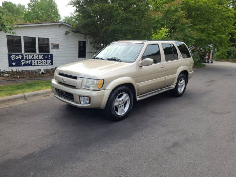 2001 Infiniti QX4 for sale at TR MOTORS in Gastonia NC