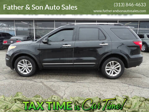 2014 Ford Explorer for sale at Father & Son Auto Sales in Dearborn MI