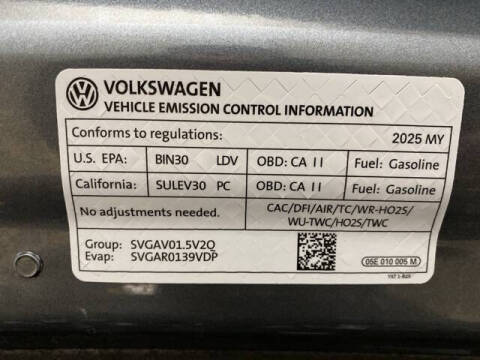 2025 Volkswagen Jetta Sport