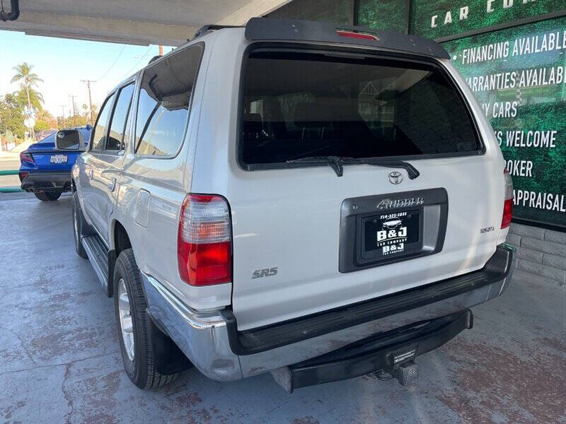 1998 Toyota 4Runner for sale at B & J Car Company in Orange, CA