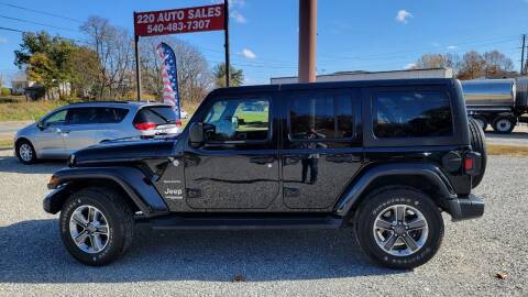 2020 Jeep Wrangler Unlimited for sale at 220 Auto Sales in Rocky Mount VA