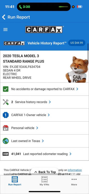 2020 Tesla Model 3