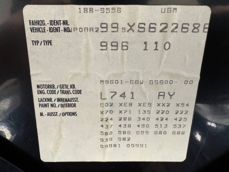 1999 Porsche 911 Carrera