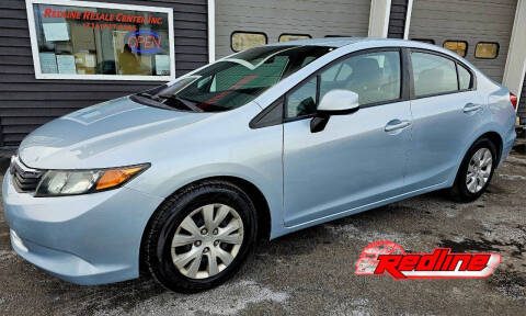 2012 Honda Civic for sale at Redline Resale Center Inc in Lockport NY