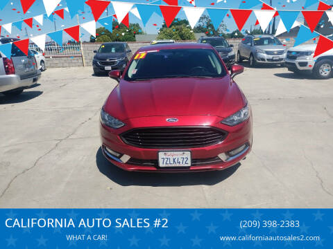 2017 Ford Fusion for sale at CALIFORNIA AUTO SALES #2 in Livingston CA