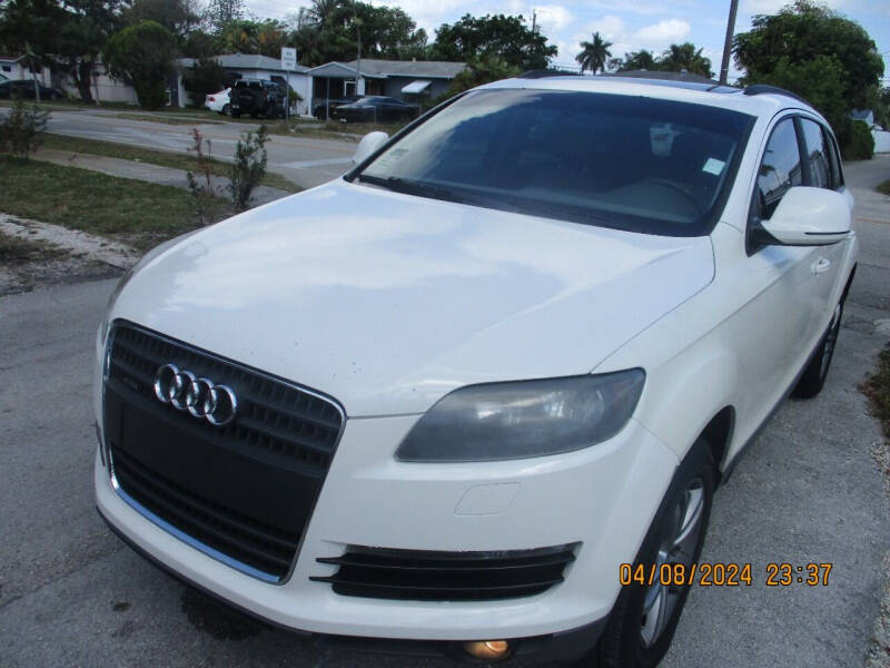 2009 Audi Q7 for sale at K & V AUTO SALES LLC in Hollywood FL