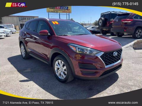 2019 Hyundai Tucson for sale at Escar Auto in El Paso TX