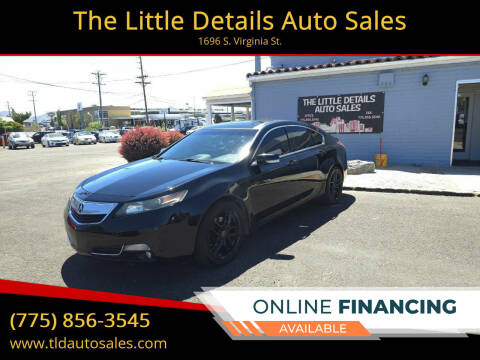 2013 Acura TL for sale at The Little Details Auto Sales in Reno NV