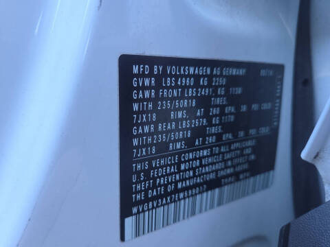 2014 Volkswagen Tiguan S 4Motion